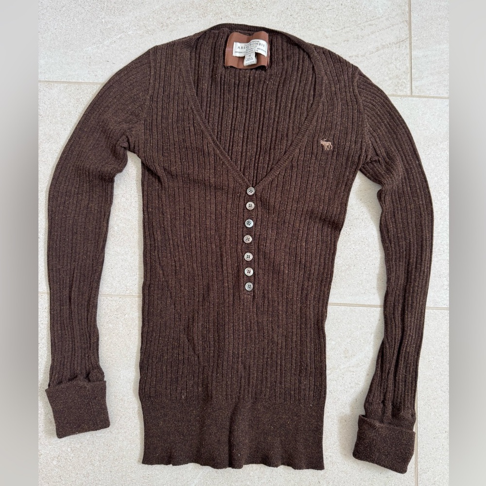 Vintage Abercrombie & Fitch Brown Sweater